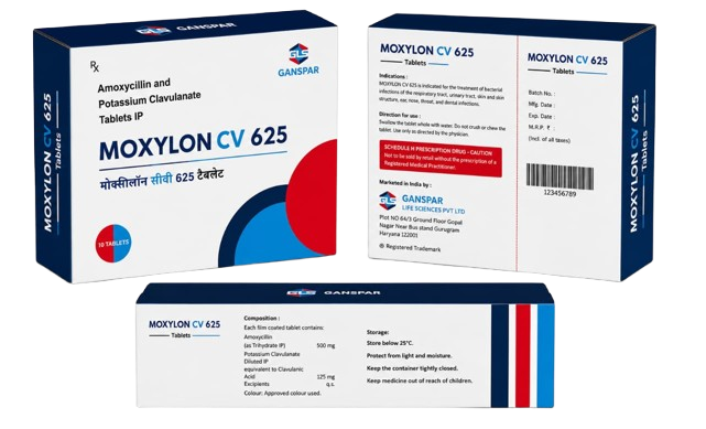 TABLET MOXYLON CV 625
